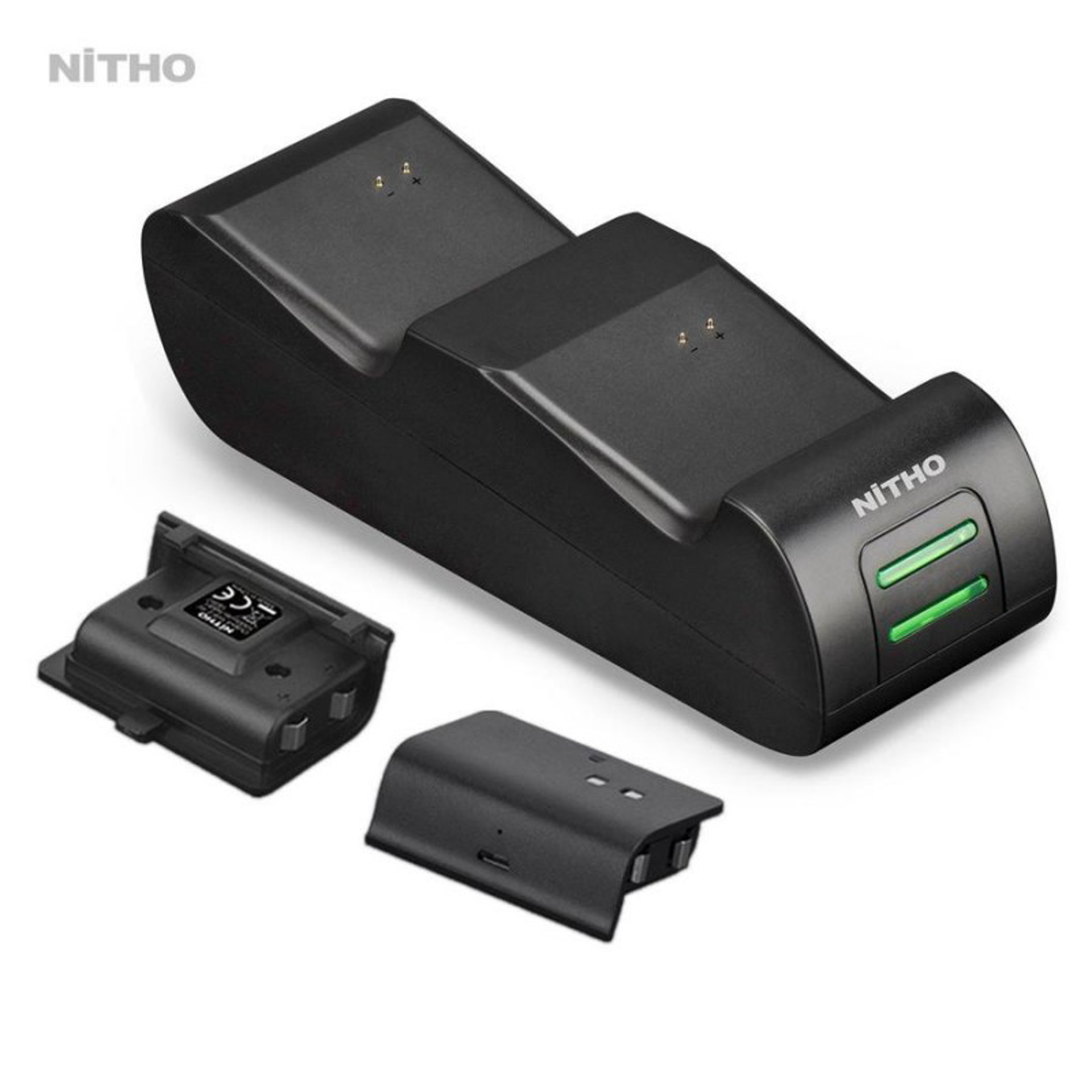 Raptor Gaming - Chargeur double noir pour manettes PS4 DualSense