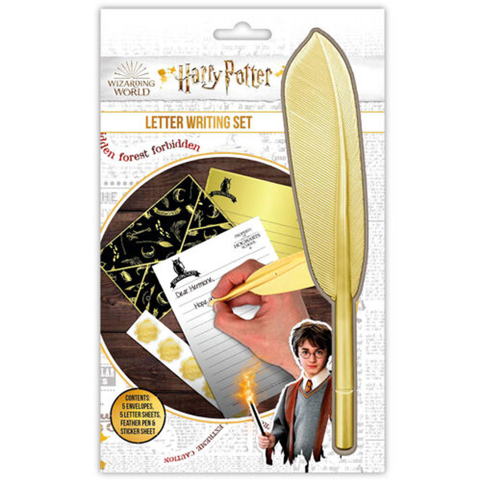 Papeterie Blue sky studios Harry Potter : Ensemble de carnet et stylo  baguett