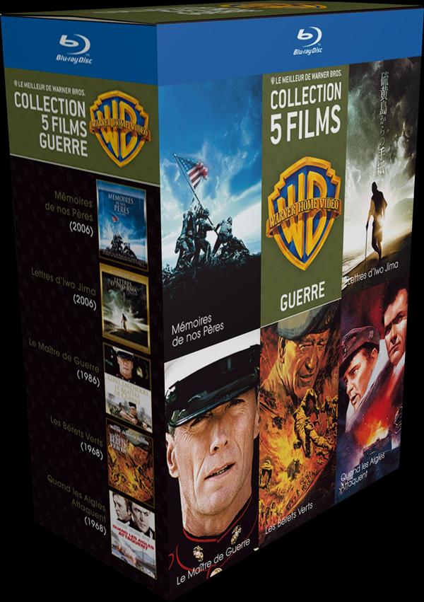 100 ans Warner - Coffret 5 films - Western - Films de guerre DVD - Guerre -  Western - Films DVD & Blu-ray