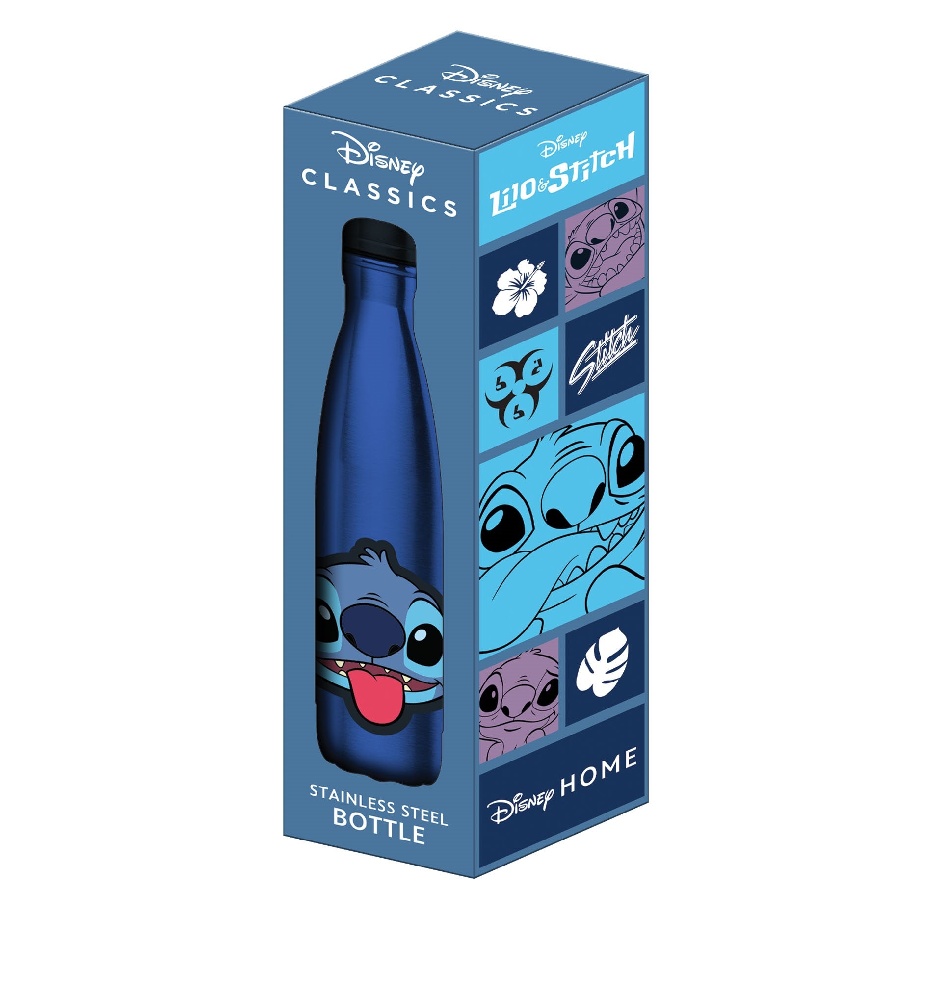 Disney - Bouteille d'eau en acier inoxydable Stitch - 500ml