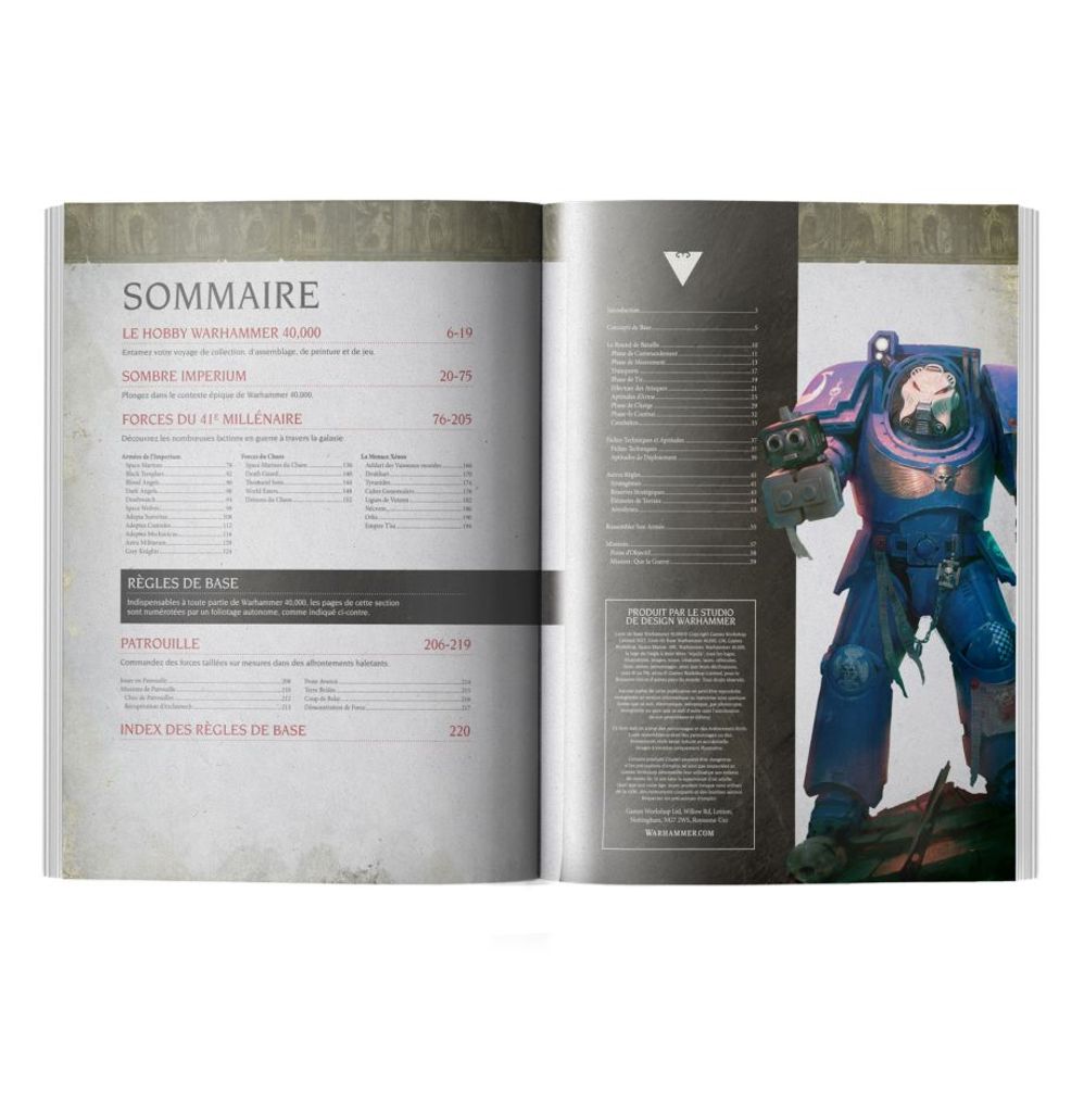 WARHAMMER 40000: LIVRE DE BASE (FRANCAIS