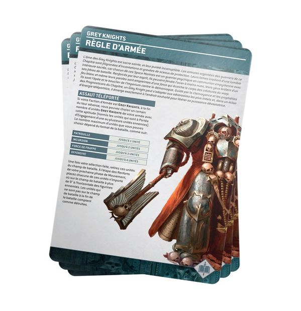 INDEX CARDS: GREY KNIGHTS (FRA)