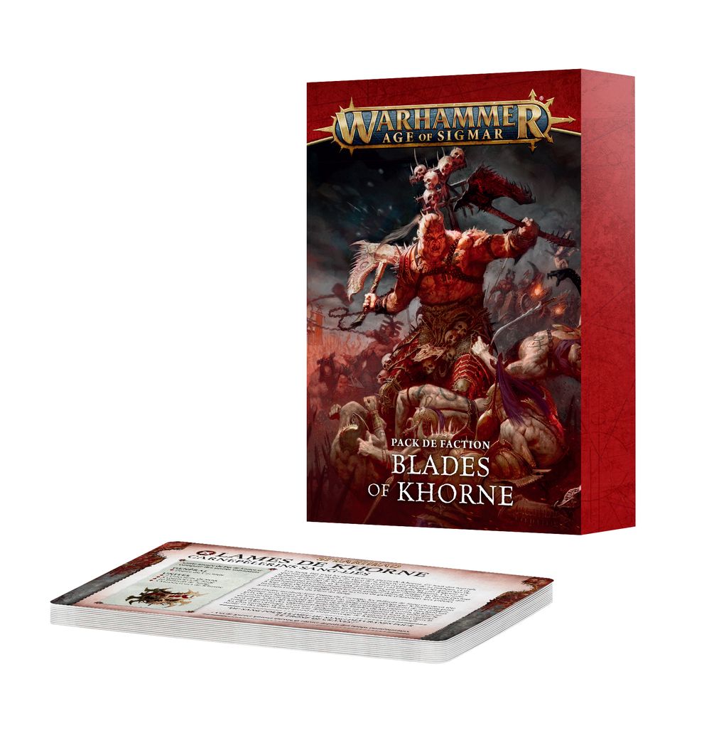 PACK DE FACTION: BLADES OF KHORNE (FRA)