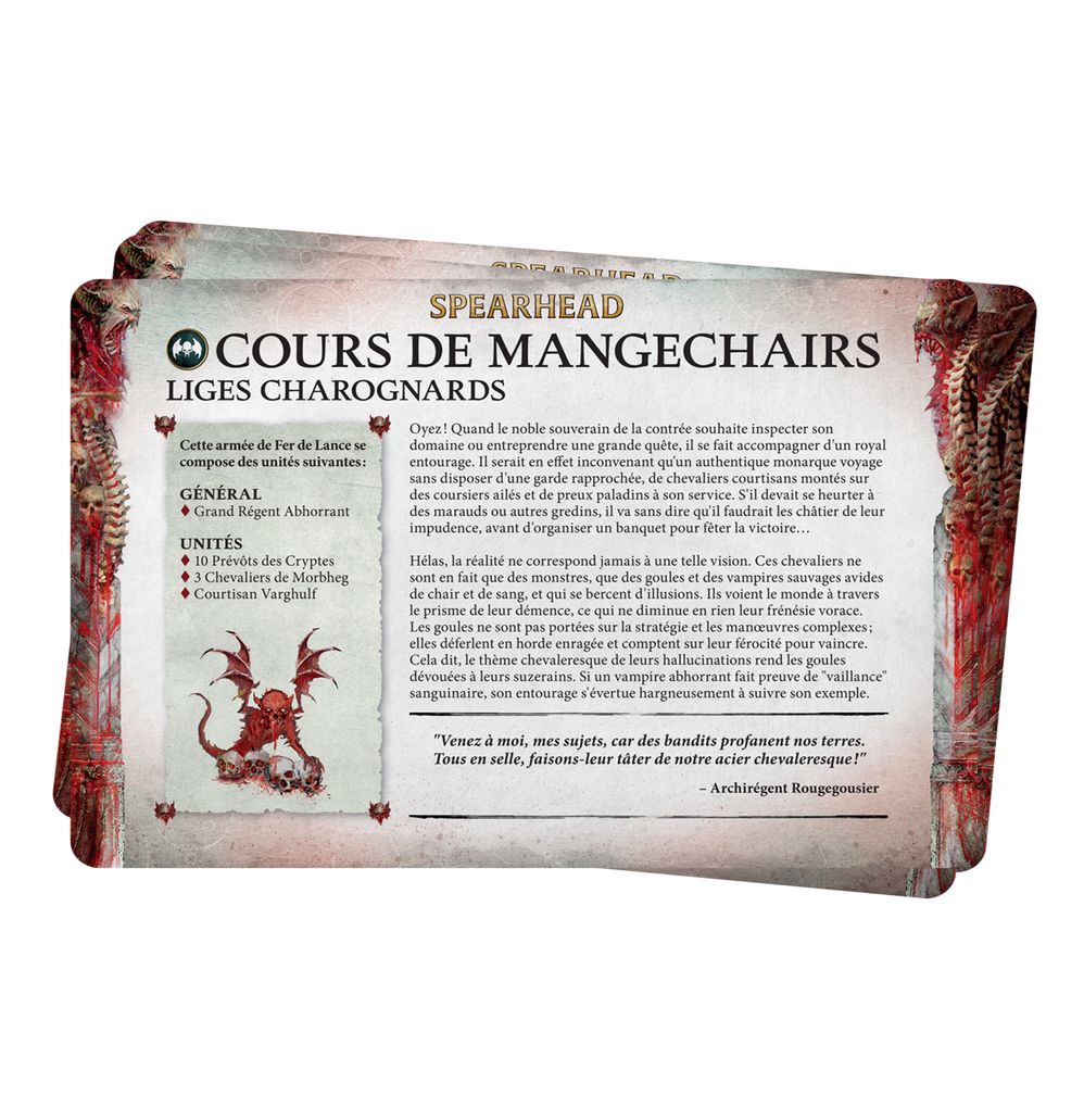 PACK DE FACTION: FLESH-EATER COURTS (FRA