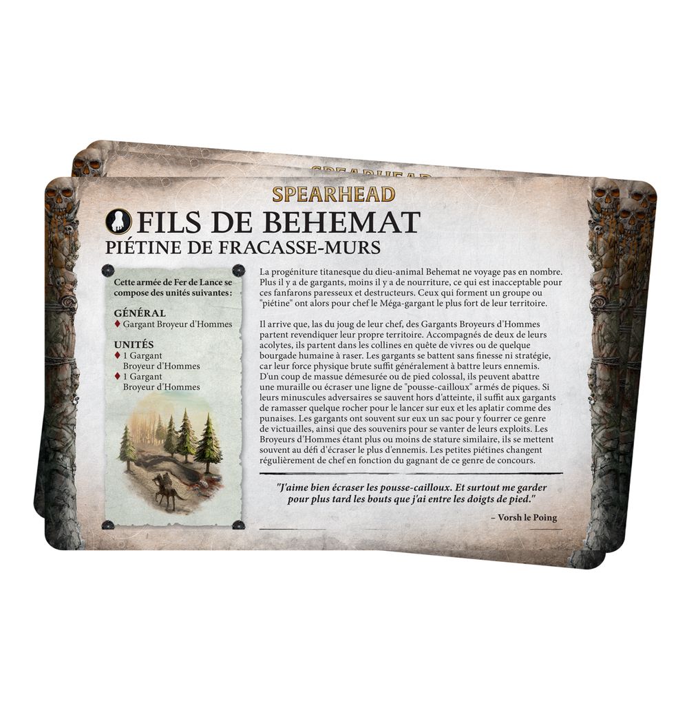 PACK DE FACTION: SONS OF BEHEMAT (FRA)