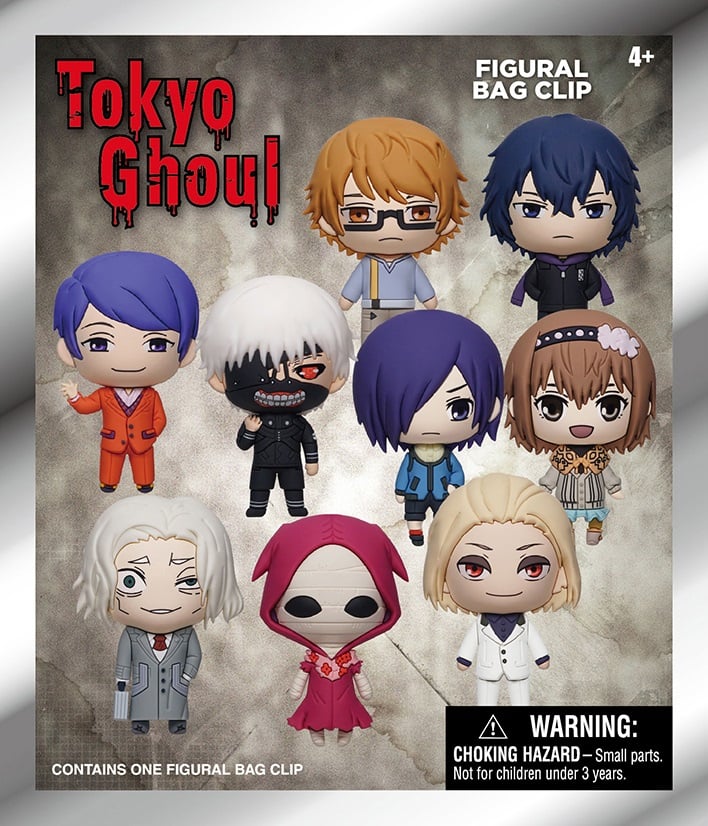 Tokyo Ghoul - Assortiment en blind box de figurines de sac de collection en mousse (Série 2) (24 pcs)