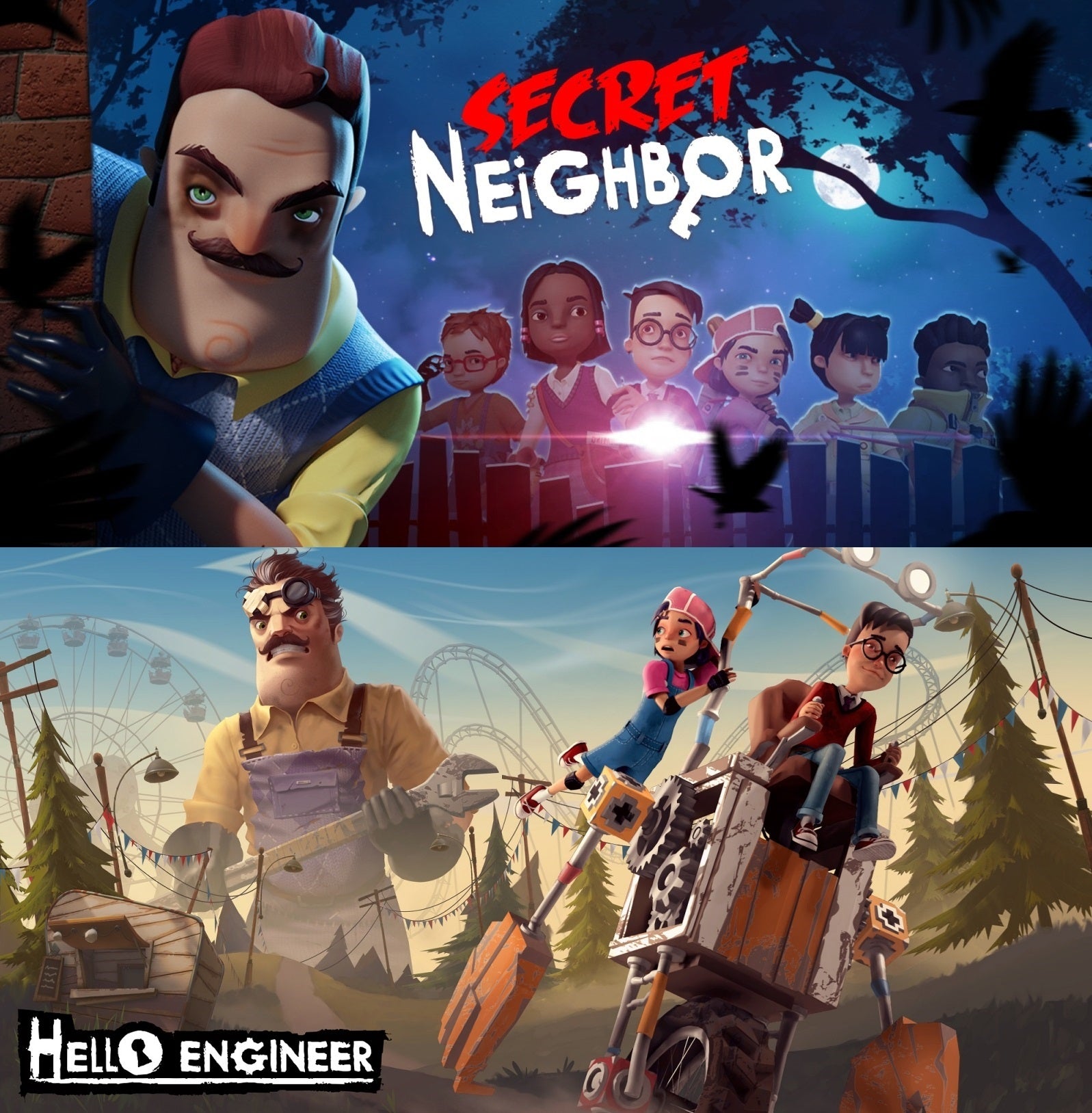 Secret Neighbor + Hello Engineer - The Neighborhood Bundle