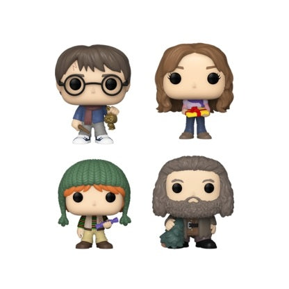 Funko Pocket Pop! 4-Pack: Harry Potter - Happy Holiday Tree Box