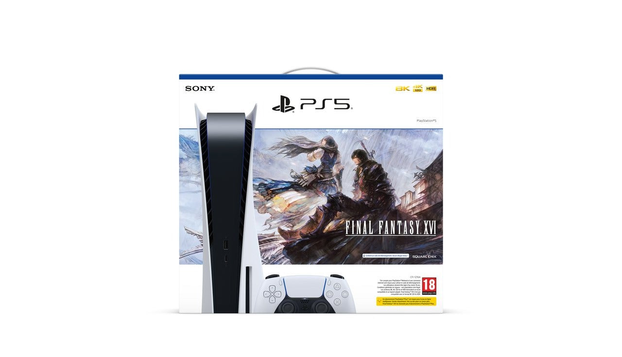 PlayStation 5 White + Final Fantasy XVI Voucher