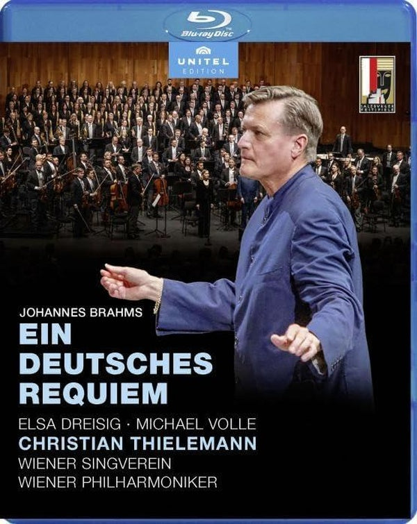 Brahms : Un Requiem allemand. Dreisig, Volle, Thielemann. [Blu-ray]