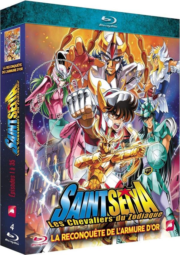 Saint Seiya - Les chevaliers du Zodiaque : La reconquête de l'armure d'or - Épisodes 1 à 35 [Blu-ray]