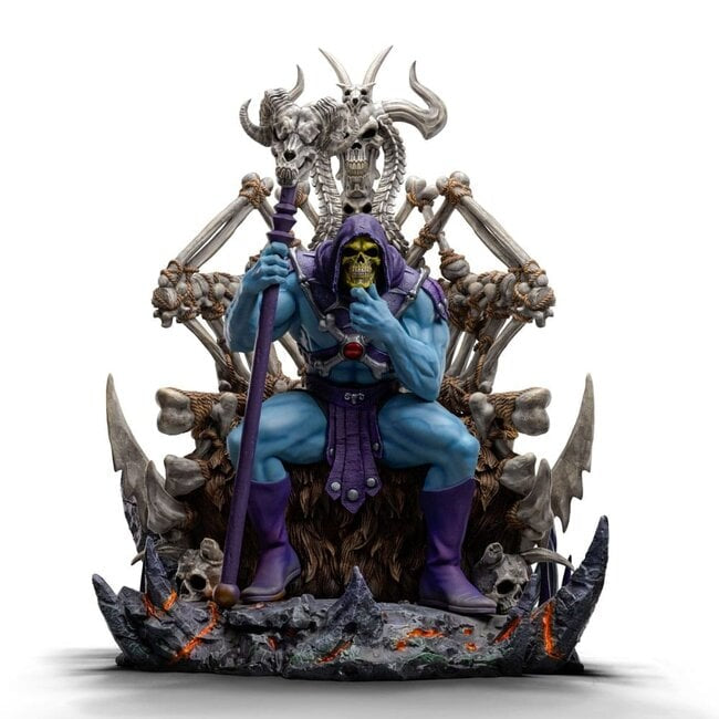 Iron Studios - Prime Scale 1/3 - Les Maîtres de l'Univers - Skeletor sur son trône Statue 67cm