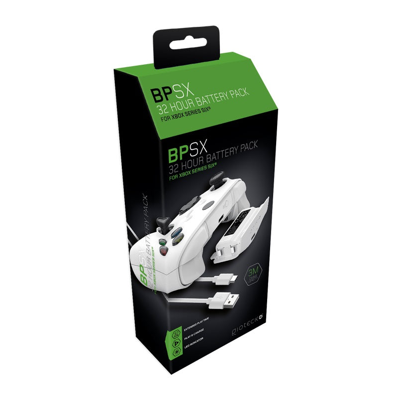 Gioteck - Pack de batterie BPSX blanc pour Xbox Series