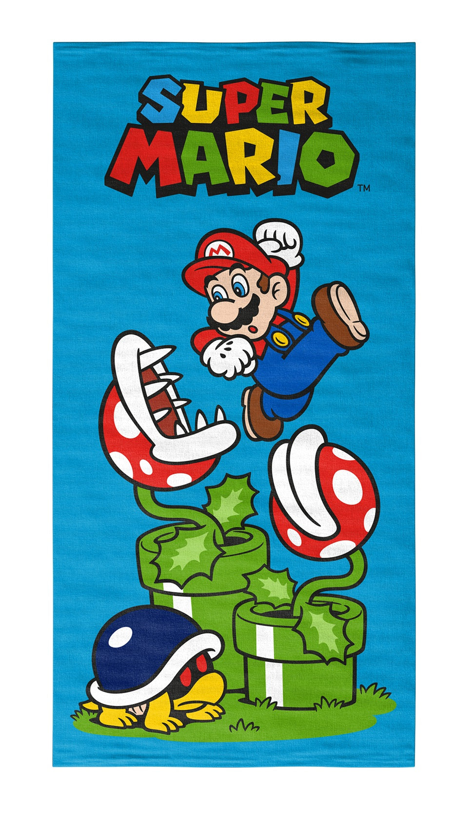 Nintendo - Serviette de plage en microfibre "Mario et Minions" (140x70cm)