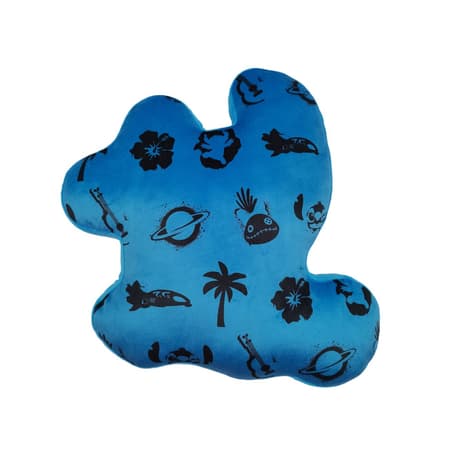 Disney - Lilo et Stitch - Coussin en Velboa en forme de Stitch et Souillon 40cm