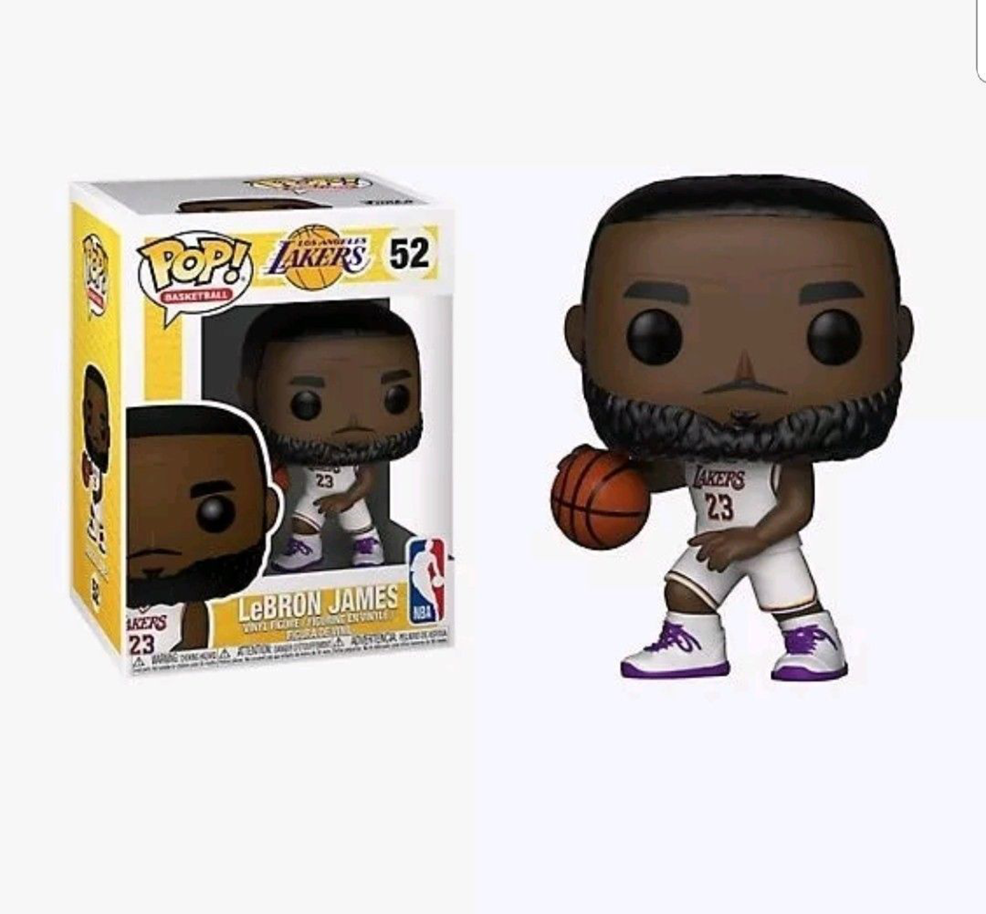 Funko Pop! Basketball Los Angeles Lakers LeBron James (White Jersey) ENG Merchandising