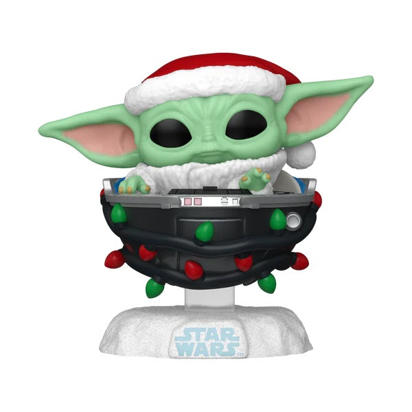 Funko Pop! Star Wars: The Mandalorian Holiday - Grogu (Pram)