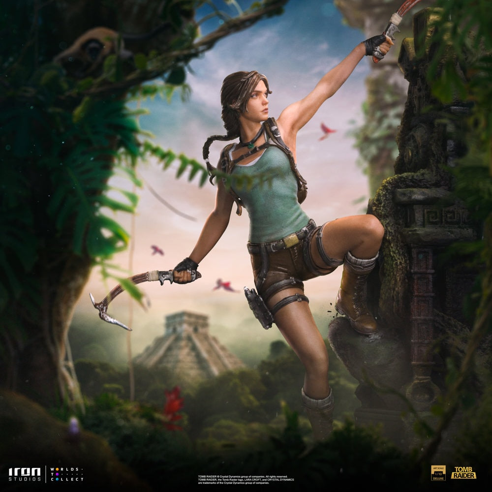 Iron Studios - Deluxe Art Scale 1/10 - Tomb Raider - Lara Croft Statue 36cm