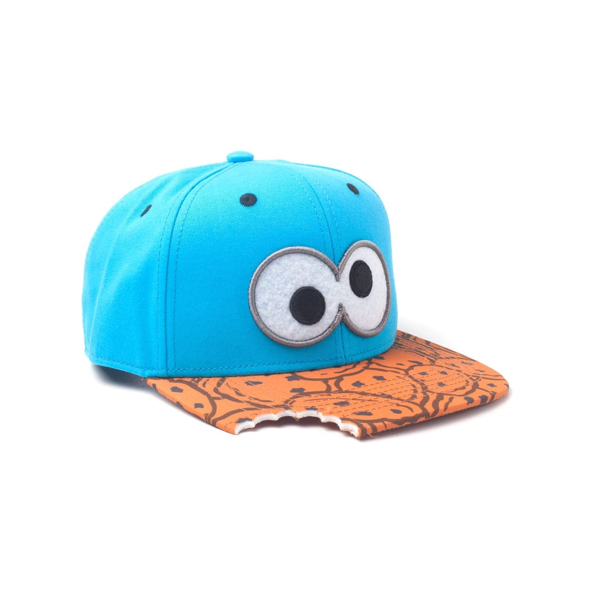 1, rue Sésame - Casquette Snapback "Morsure Cookie Monster"