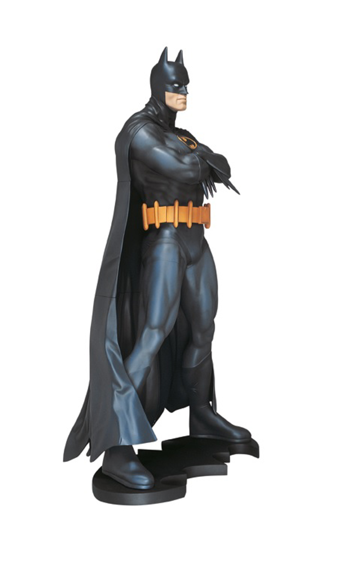 DC Comics - Statue taille réelle Batman Classique bleu foncé (Base incluse)