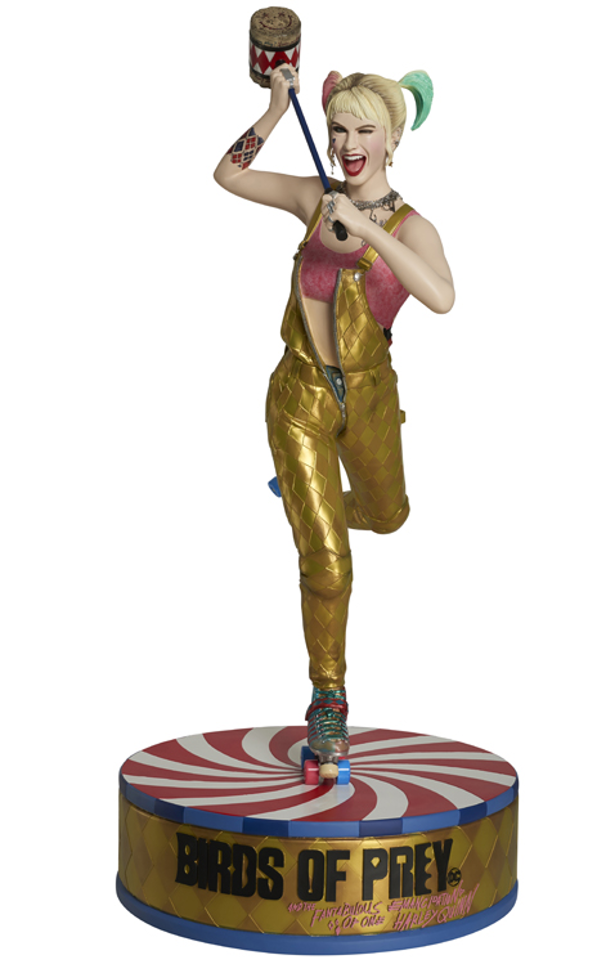 Birds of Prey - Statue taille réelle Harley Quinn (Base incluse)