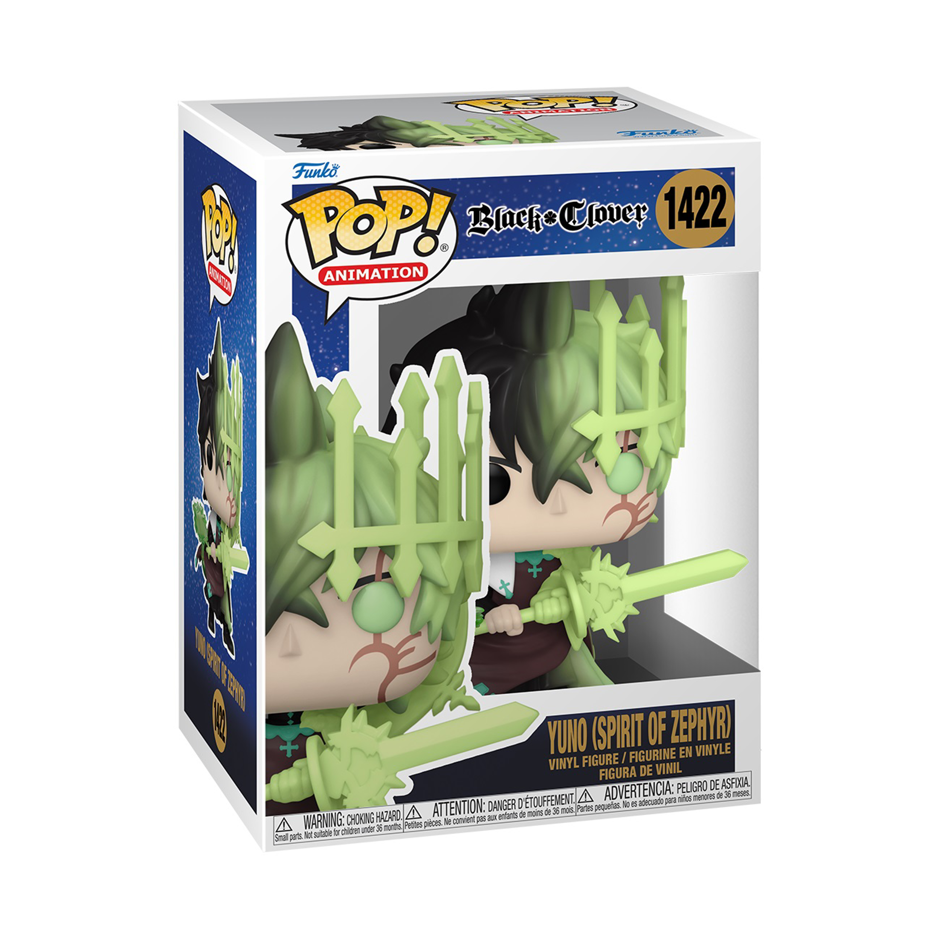 Funko Pop! Animation: Black Clover - Yuno (Spirit of Zephyr)