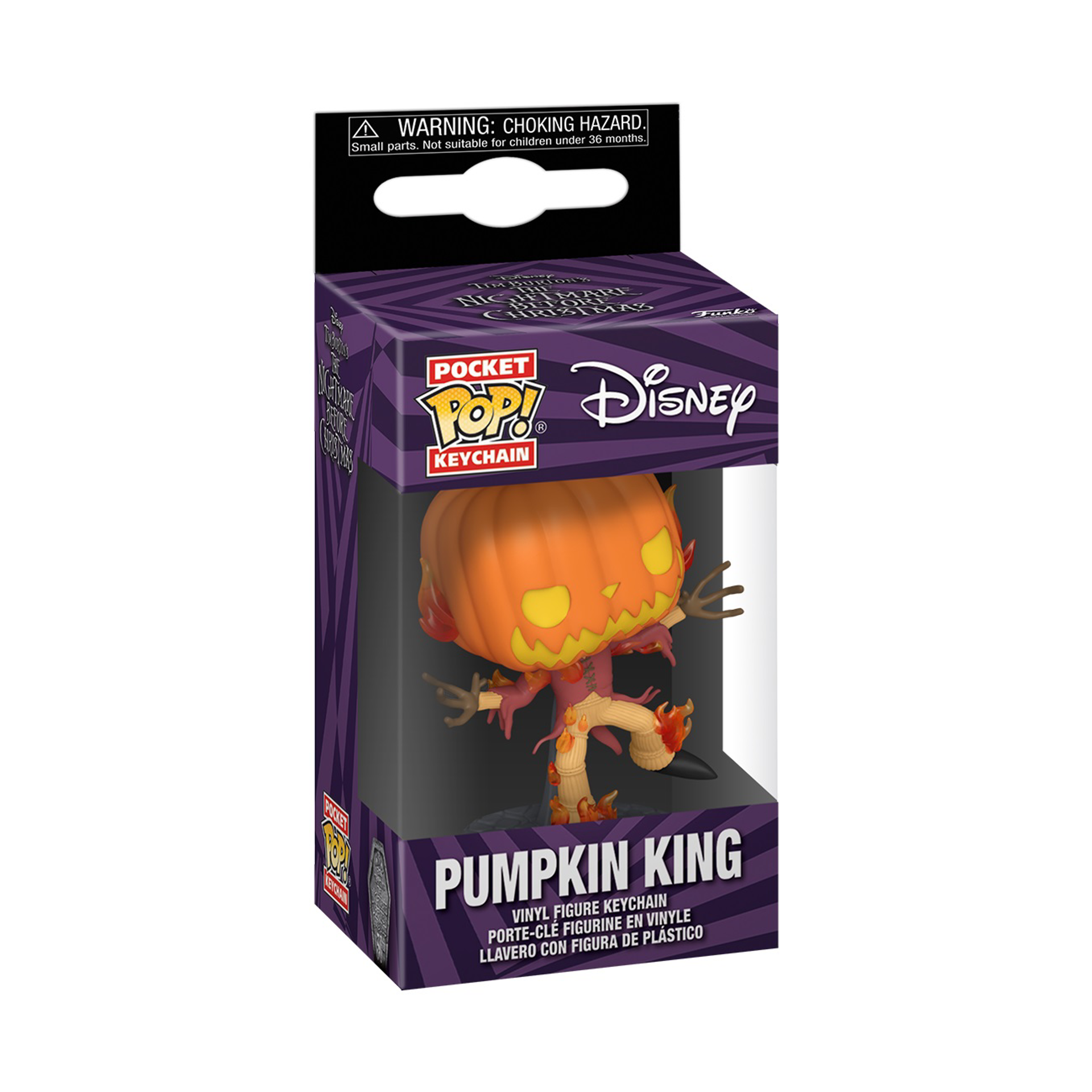 Funko Pocket Pop! Keychain: The Nightmare Before Christmas 30th Anniversary - Pumpkin King