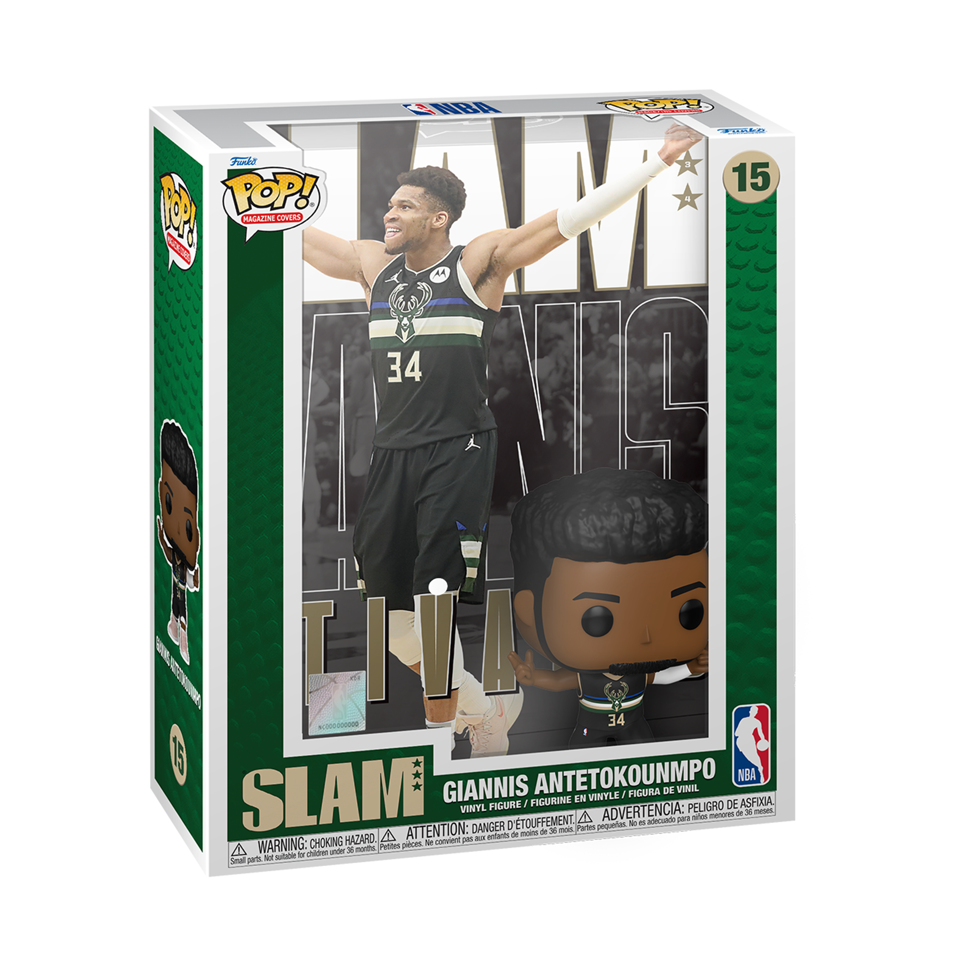 Funko NEWPop! Magazine Covers: NBA SLAM - Giánnis Antetokoúnmpo