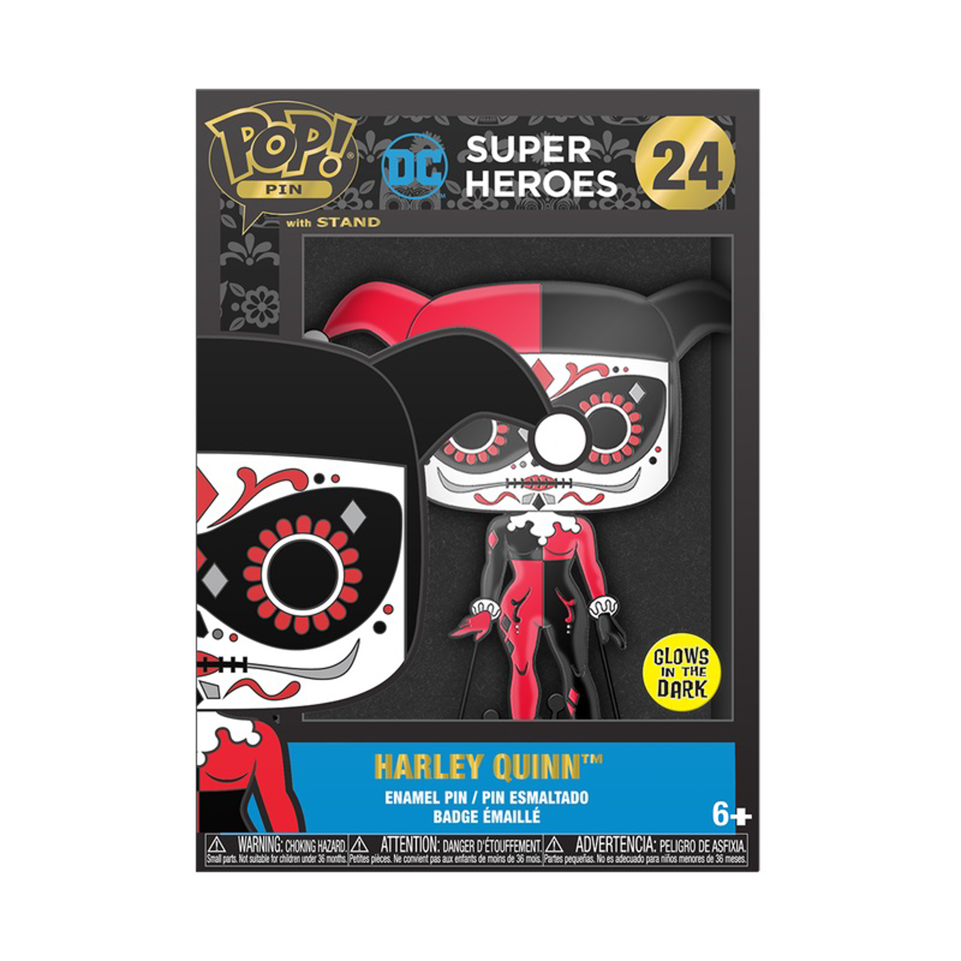 Funko Pop! Pin: DC Comics: Day of the Dead - Harley Quinn