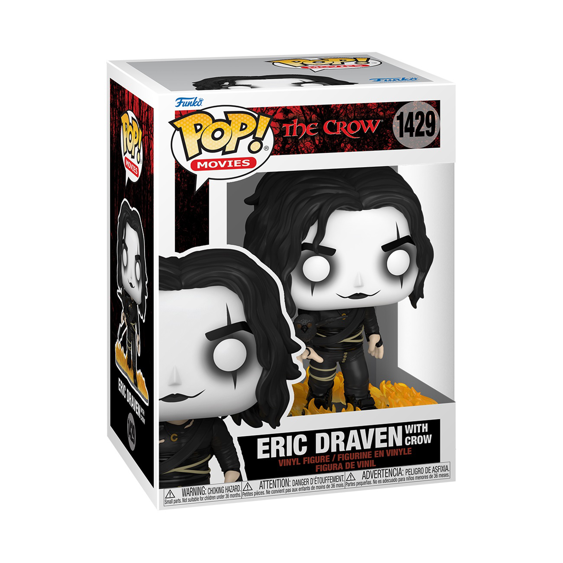 Funko Pop! Movies: The Crow - Eric Draven (with Crow)