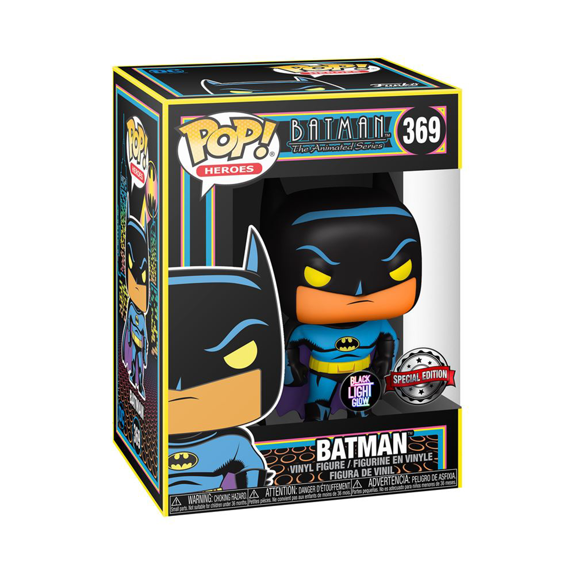 Funko Pop! Heroes: Batman: The Animated Series - Batman (Blacklight)