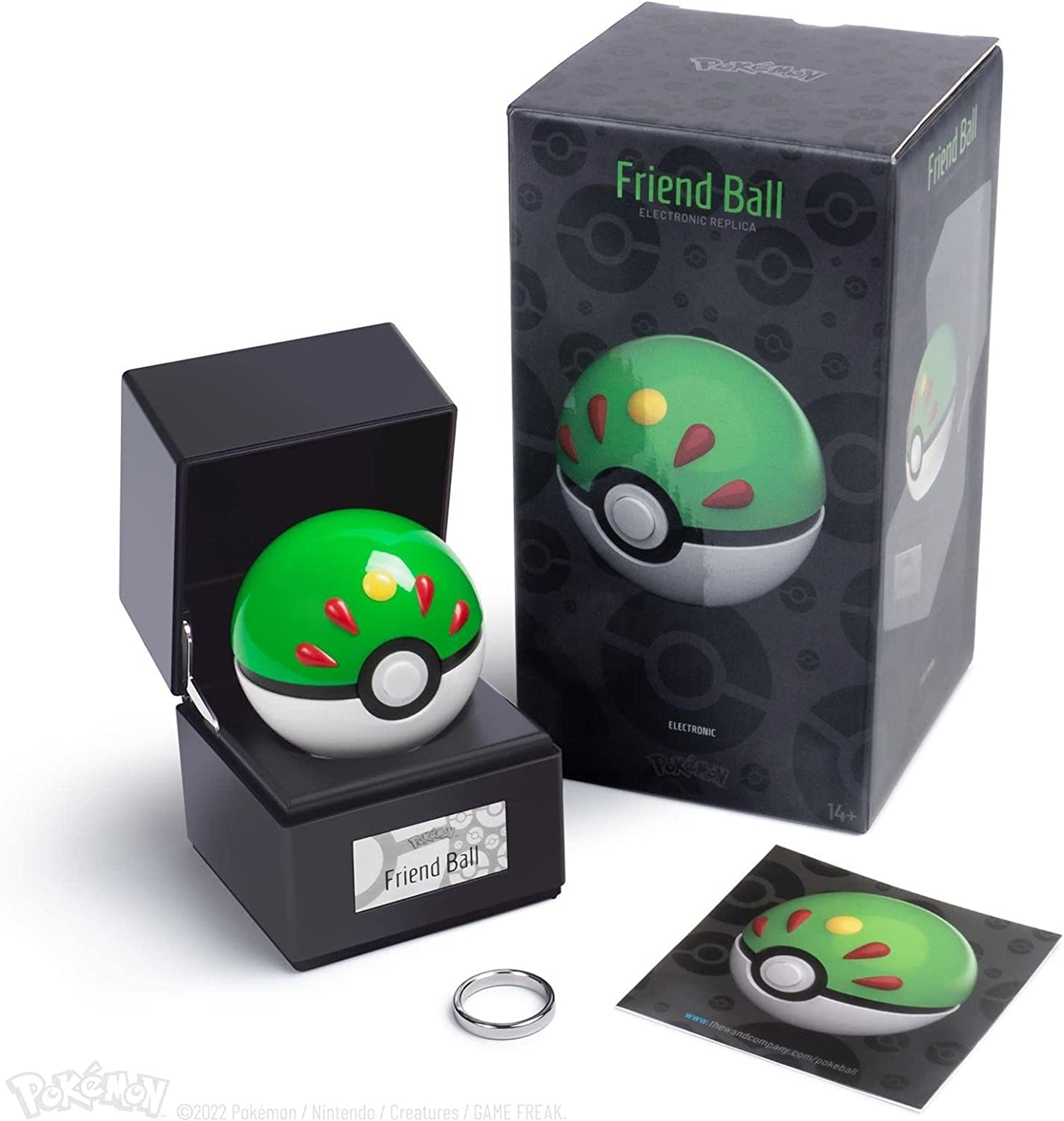 Pokémon - Réplique électronique de la Copain Ball en métal moulé