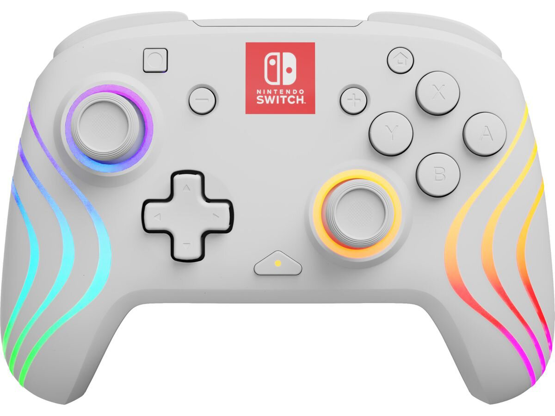 PDP - Manette sans fil Afterglow Wave Blanche pour Nintendo Switch et Switch OLED