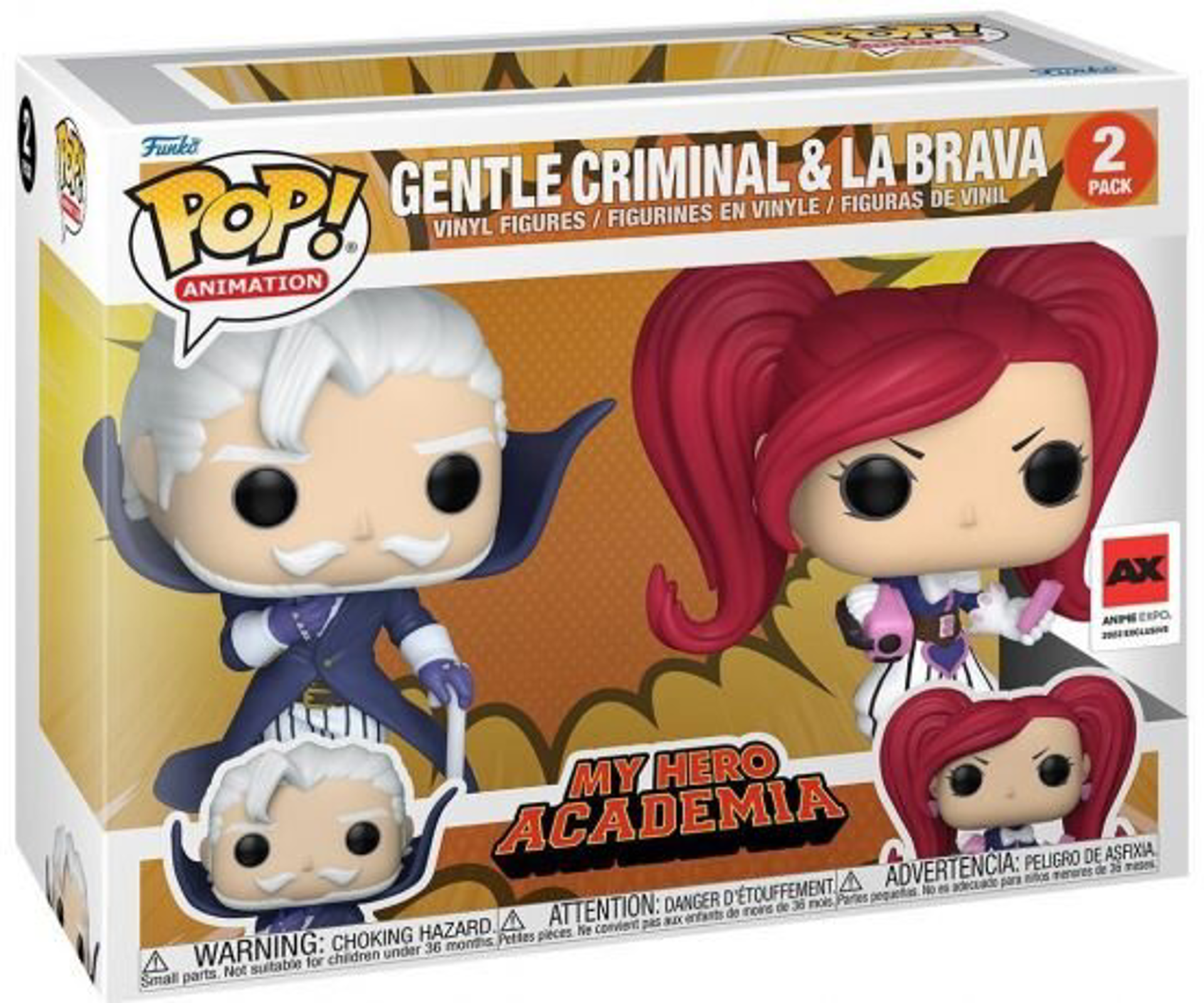 Funko Pop! 2-Pack: My Hero Academia - Gentle Criminal & La Brava