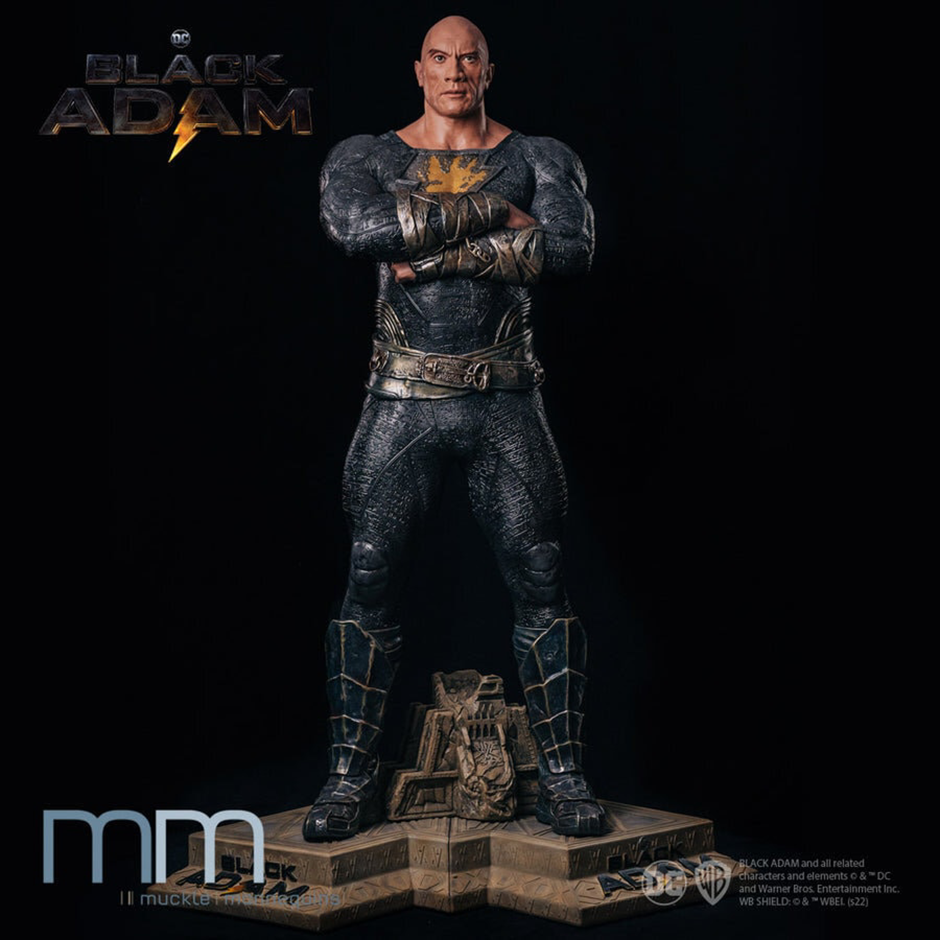 Black Adam - Statue taille réelle Black Adam (Base incluse)