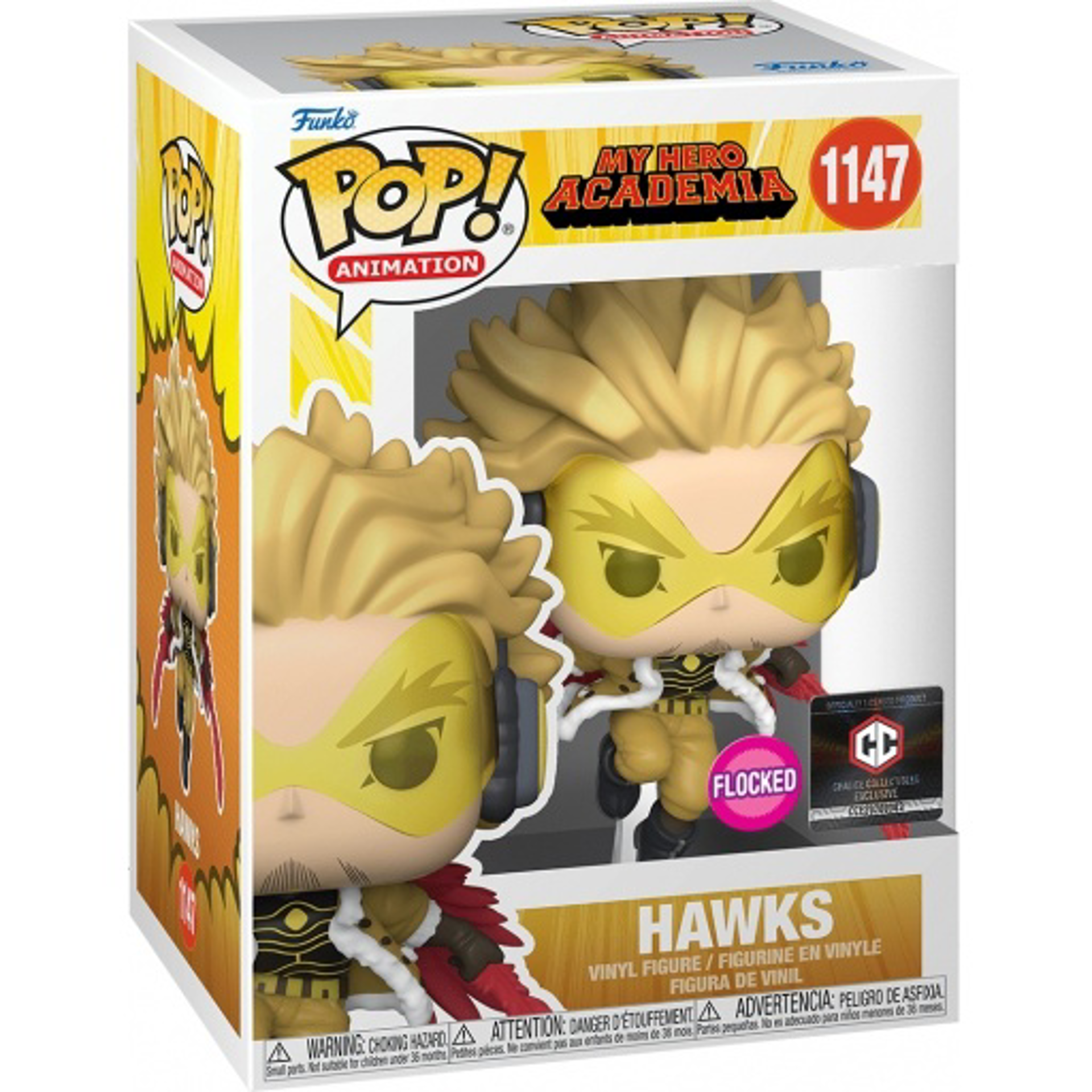 Funko Pop! Animation: My Hero Academia - Hawks (Flocked) (Special Edition)