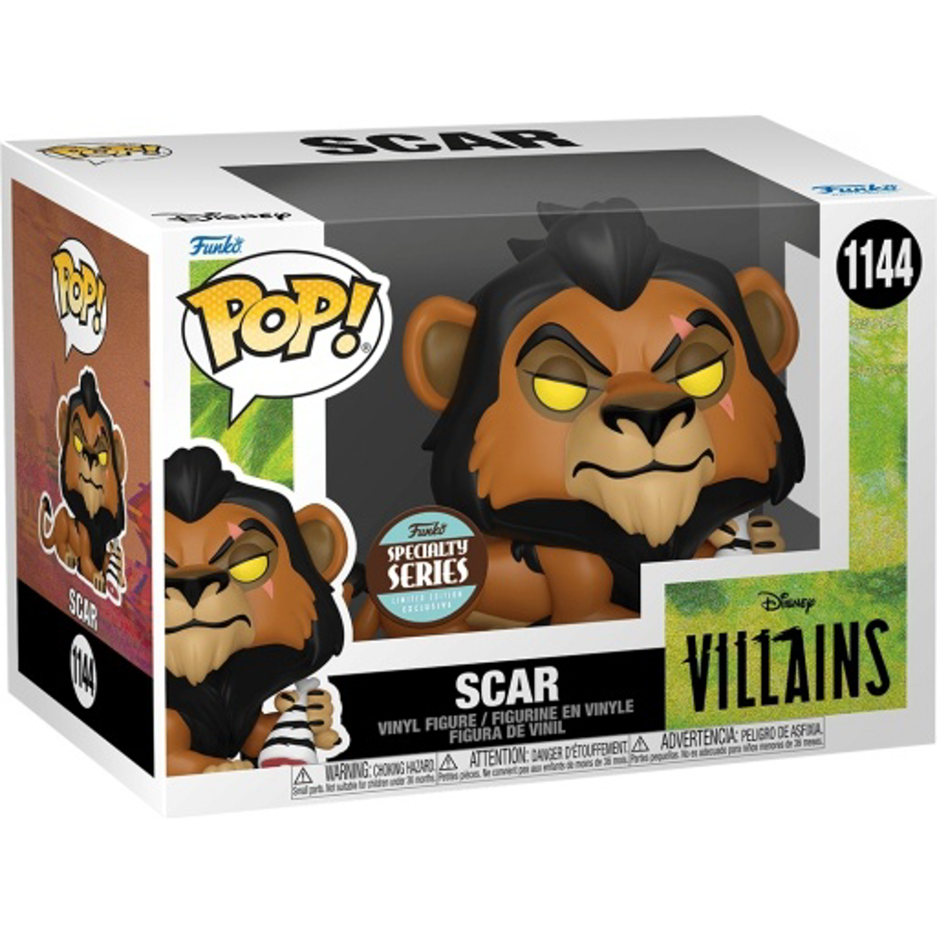 Funko Pop! Disney: Villains - Scar (with Meat) (Specialty Series Limited Edition)