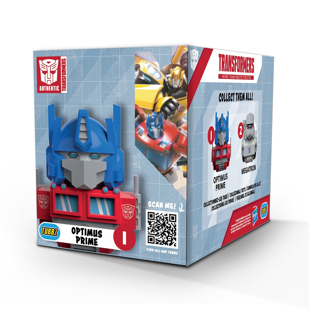 Numskull - Best of TUBBZ Boîte Canard de bain - Transformers - Optimus Prime - 9cm