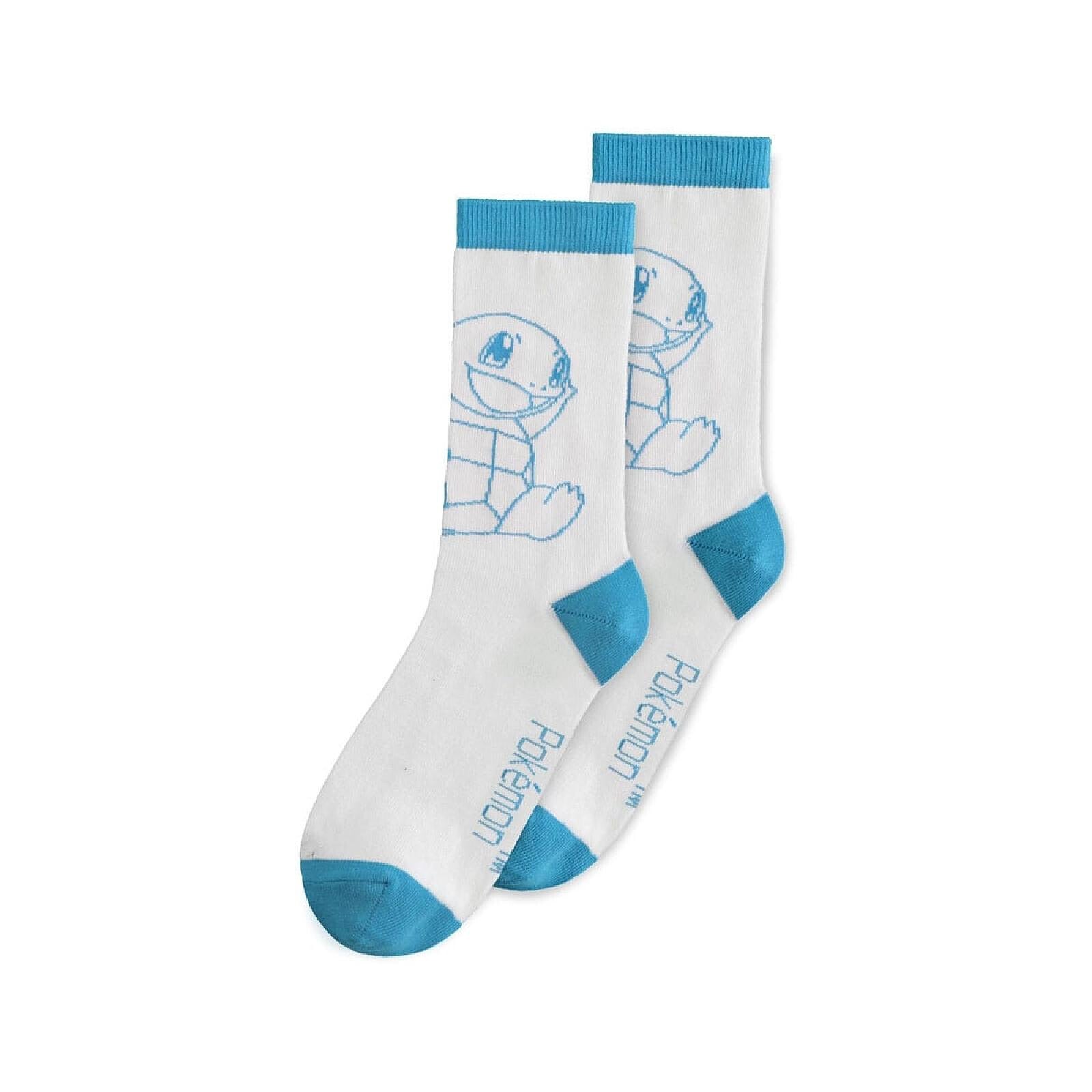 Pokémon - Pack de 3 paires de chaussettes pour homme Pokémon de départ (Taille 43-46)