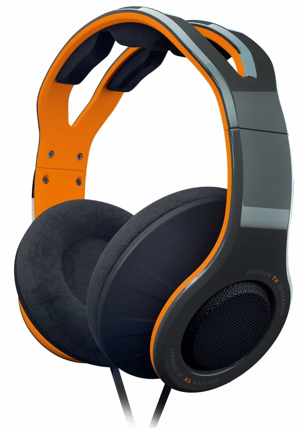 Gioteck - Casque de jeu stéréo filaire TX-30 Orange pour Xbox One, PS4 et PC