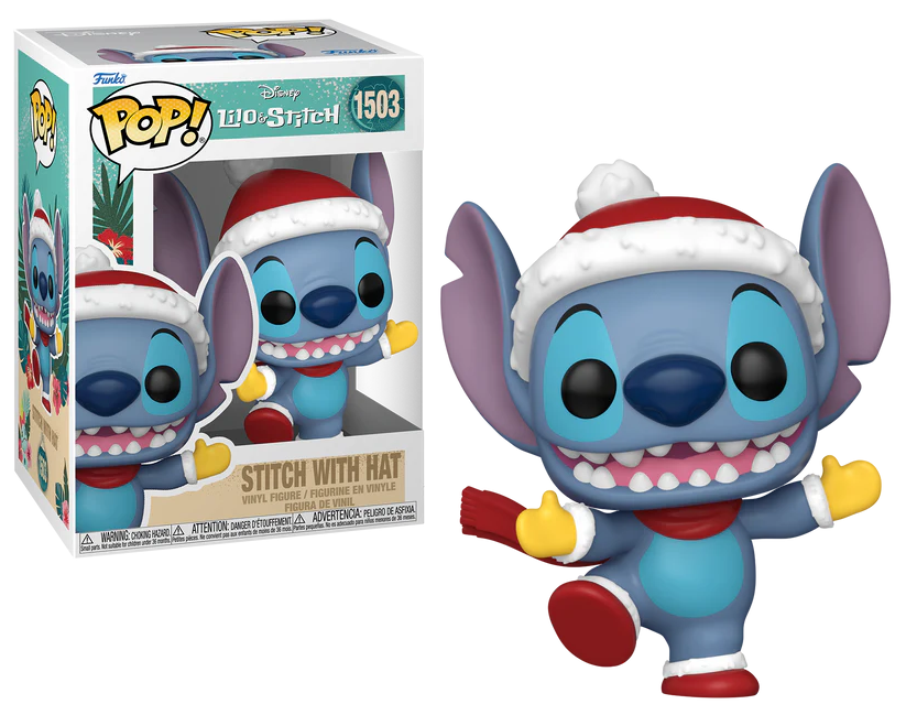 Funko Pop! Disney: Lilo & Stitch: Holiday - Stitch with Hat