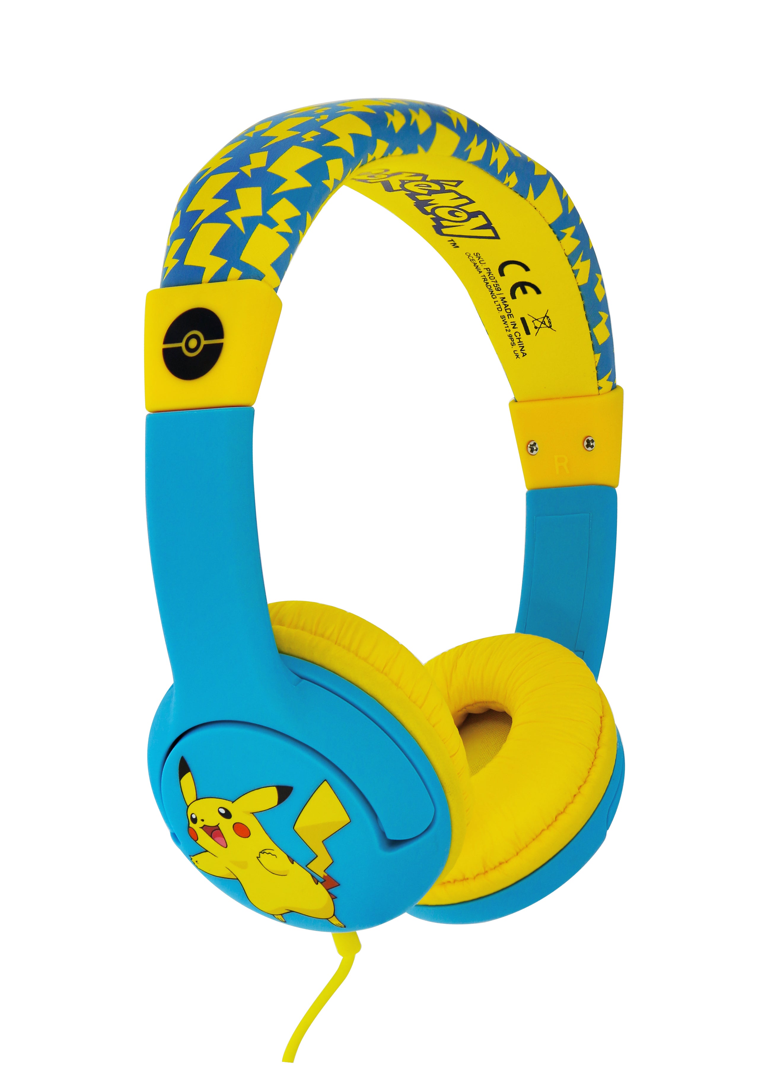 Pokémon - Casque audio Pikachu pour enfants