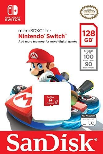 SanDisk microSDXC Card for Nintendo Switch 128GB Super Mario Kart Edition