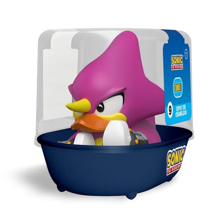 Numskull - TUBBZ Canard de bain - Sonic le Hérisson - Espio le Chaméléon (Première Édition) - 9cm