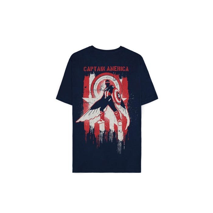 Marvel - Captain America - T-shirt Homme à manches courtes "Flag of the falcon" - XL