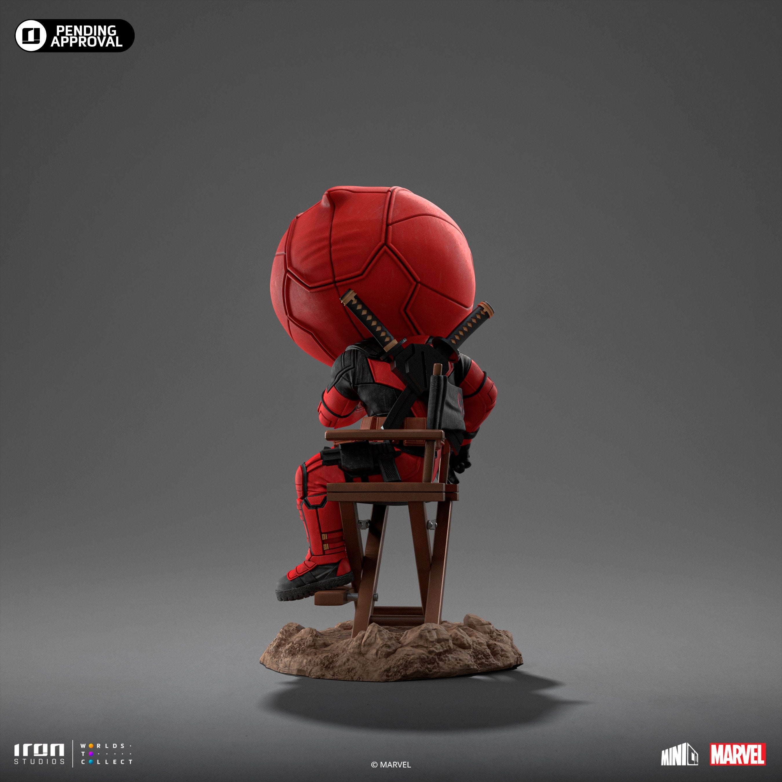 Iron Studios - MiniCo - Deadpool & Wolverine - Deadpool, Wolverine and Headpool Statue 14cm