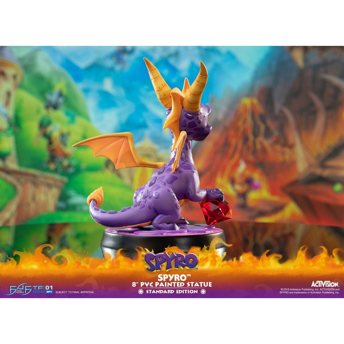 First 4 Figures - Spyro the Dragon - Spyro Statue Edition Standard 20cm