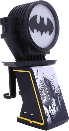 Cable Guys Ikon - DC Comics - Batman Logo Support Lumineux Chargeur pour Téléphone et Manette