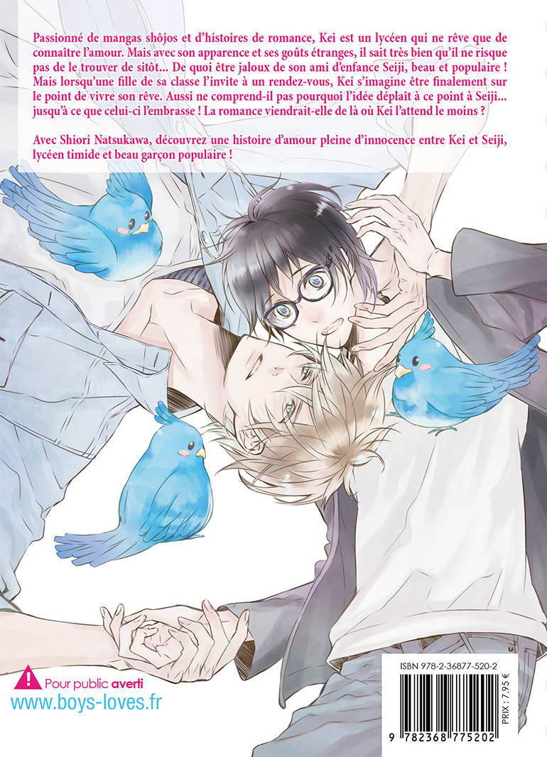 Glasses, Love, and Blue Bird - Livre (Manga) - Yaoi - Hana Collection