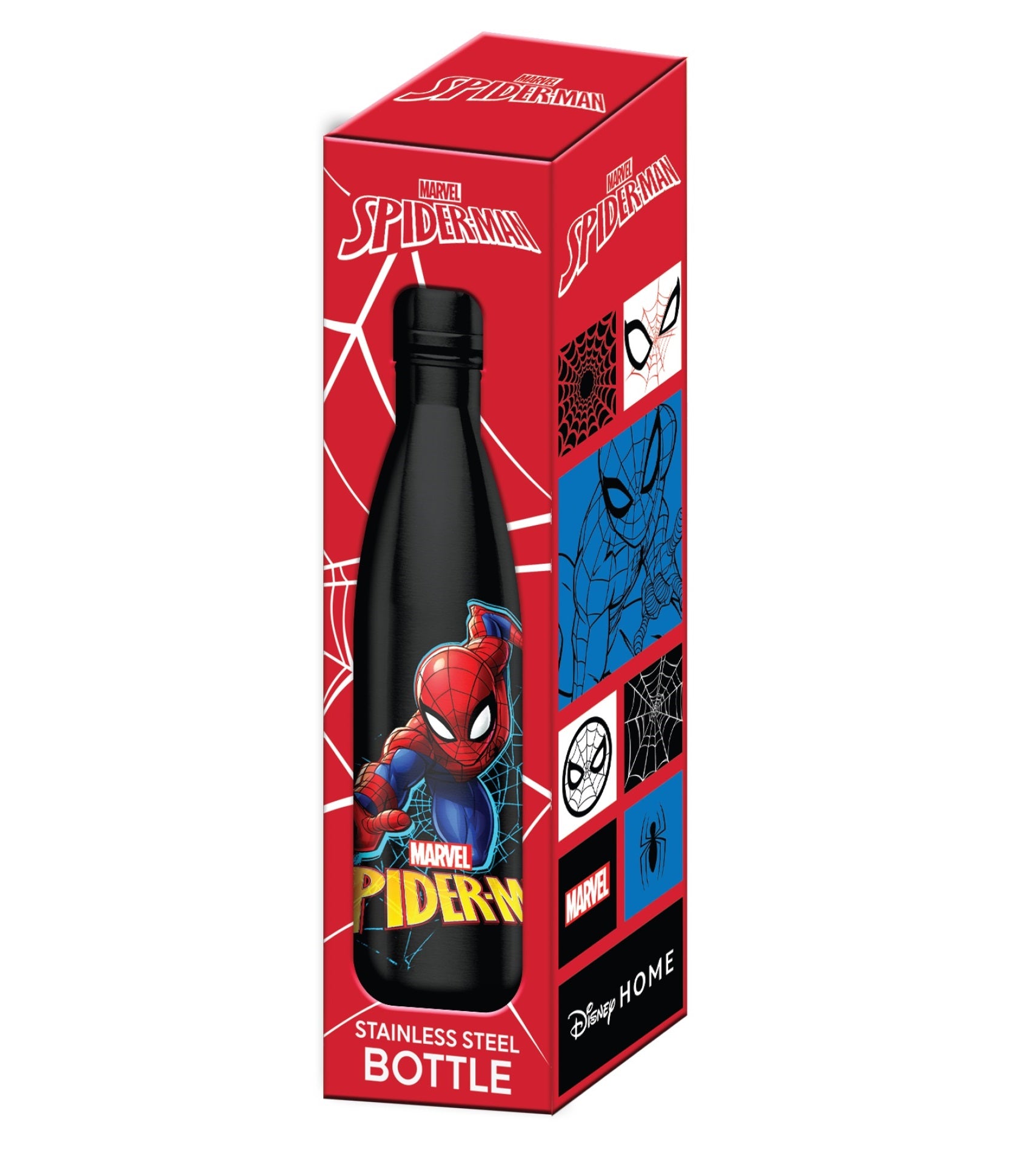 Marvel - Bouteille d'eau en acier inoxydable Spider-Man - 500ml